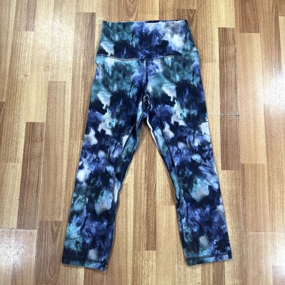 Lululemon Leggings Womens Size 4 Multicolor Workout Yoga Compression Pants - Picture 1 of 9